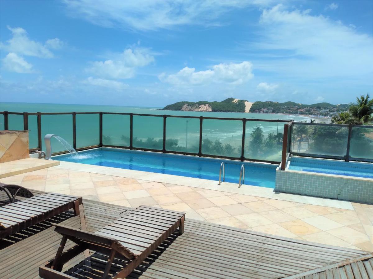 شقة Flat A Beira Mar, Vista Lateral - Araca 408 ناتال المظهر الخارجي الصورة